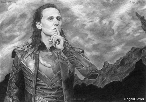 Loki (pencil drawing)