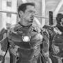 Pencil Drawing: Iron Man and War Machine