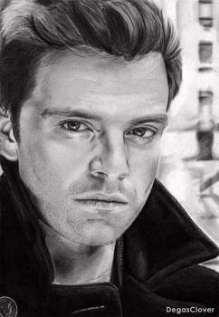 Pencil drawing: Sebastian Stan