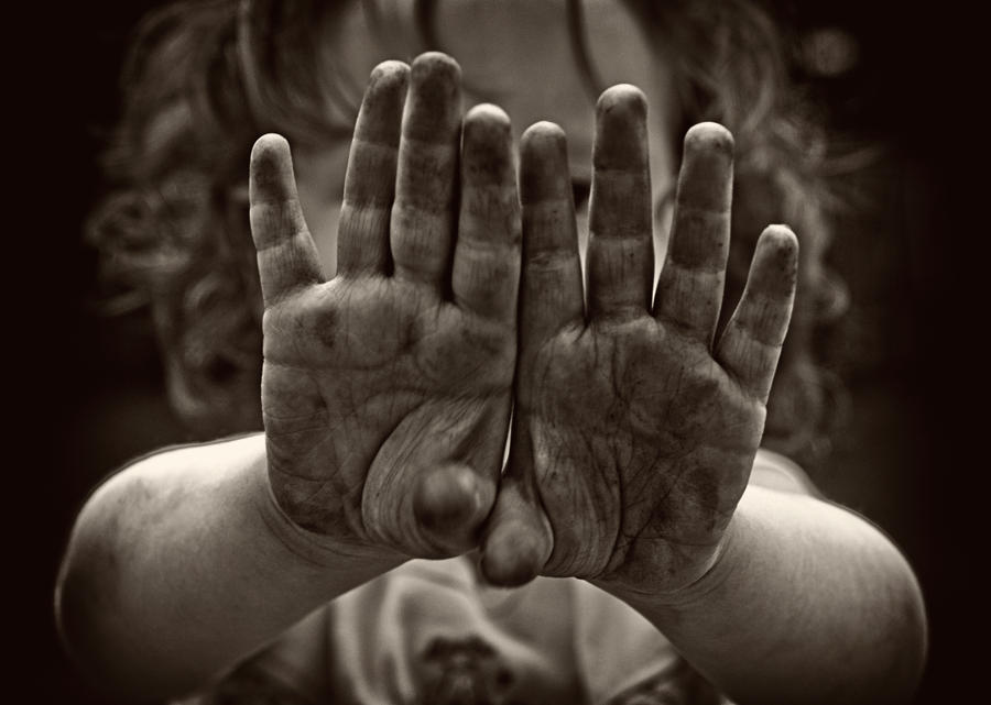 Look Mom, my hands are clean.