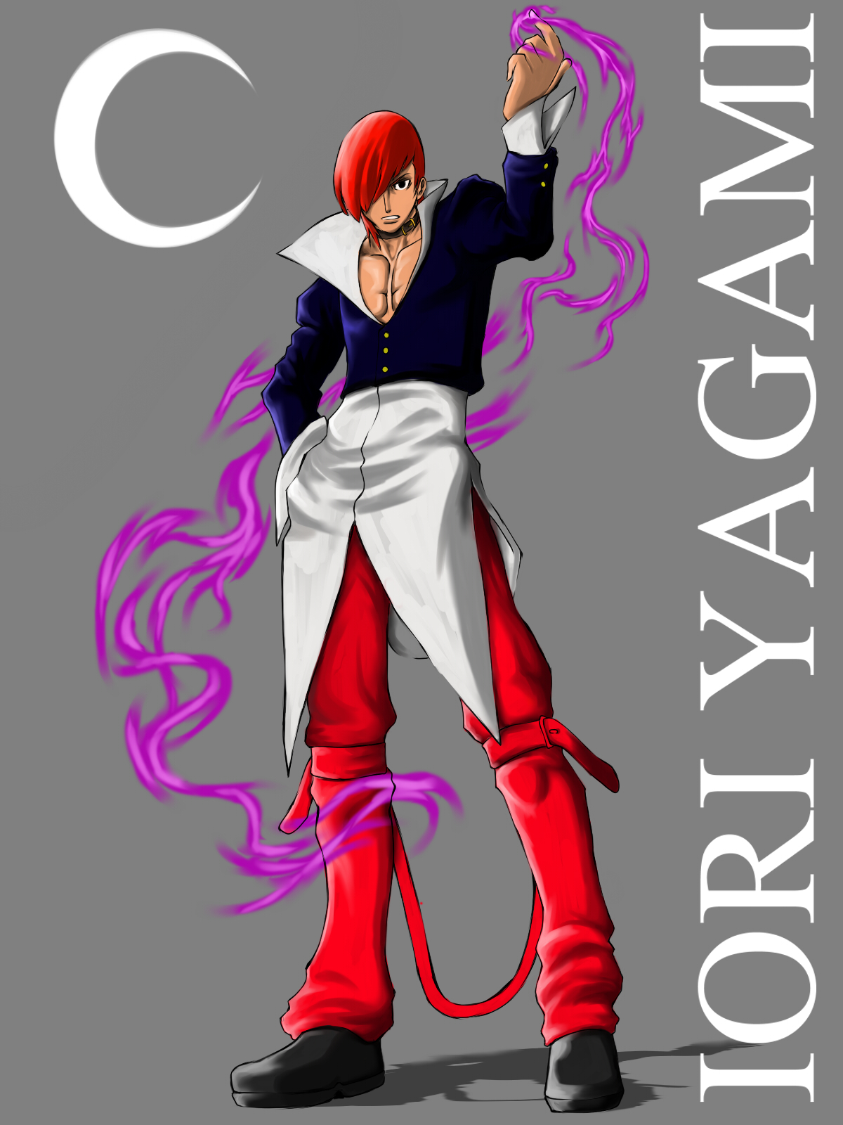 Iori Yagami (KOF XV) Render by DENDEROTTO on DeviantArt