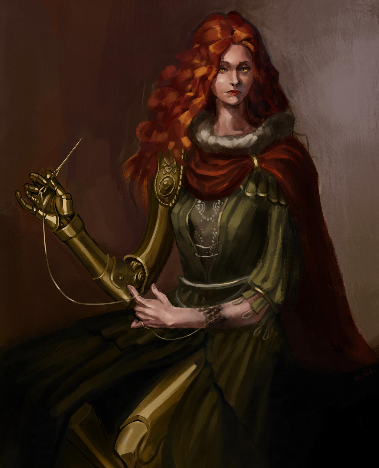 Malenia, Blade of Miquella (Elden Ring fanart) by Vessara on