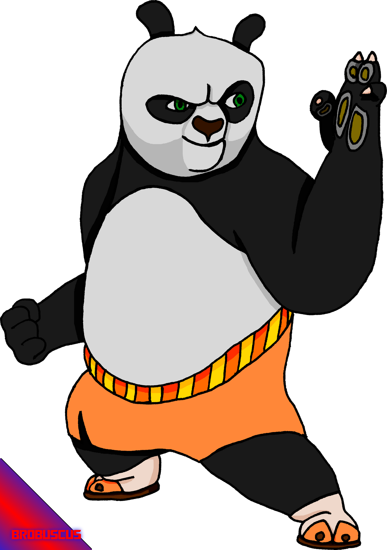 Po Character Po (Kung Fu Panda) by Brobuscus101 on DeviantArt