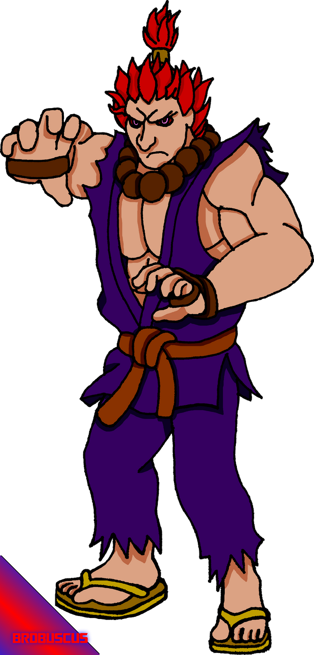 Akuma (Street Fighter) by Brobuscus101 on DeviantArt