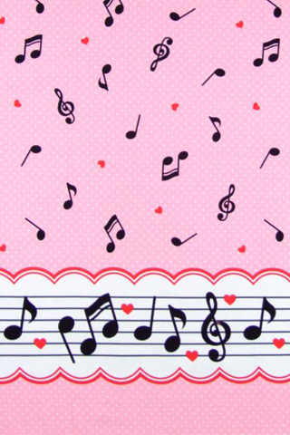 Music notes dots pink by Yvette-chan on DeviantArt