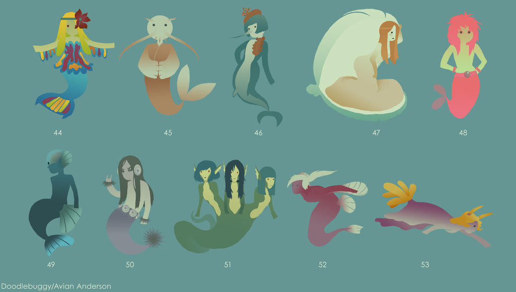 Mermaid Visualisation Mermaid Concepts 5 by DoodleBuggy on DeviantArt