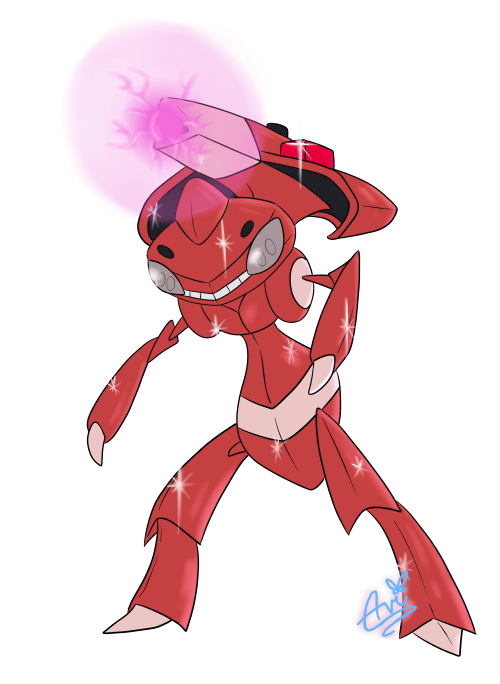 Shiny Genesect by Avi-the-Avenger on DeviantArt