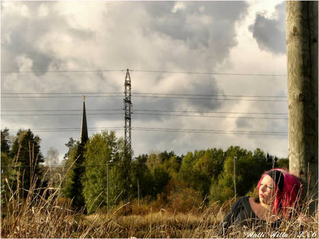 Countryside and girl