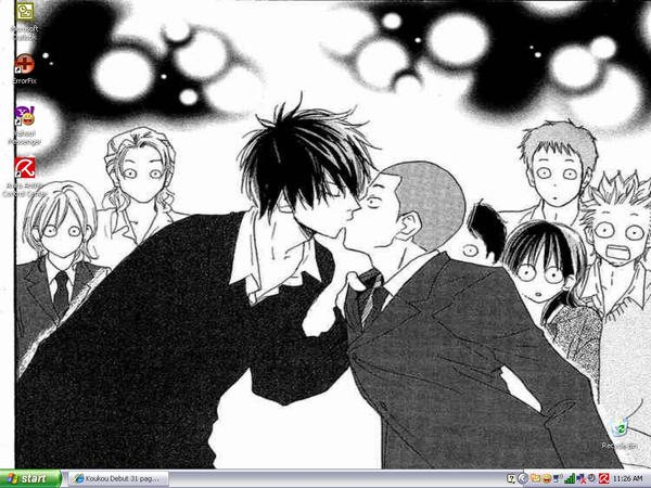 Koukou Debut yaoi kiss by seths-girl on DeviantArt