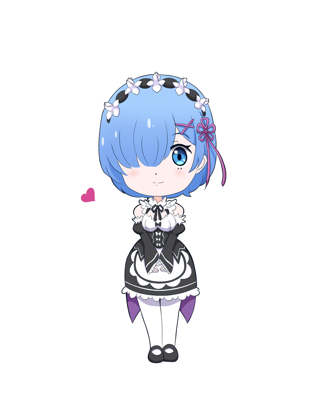Chibi Vector Rem Chibi Rem by Rena998 on DeviantArt