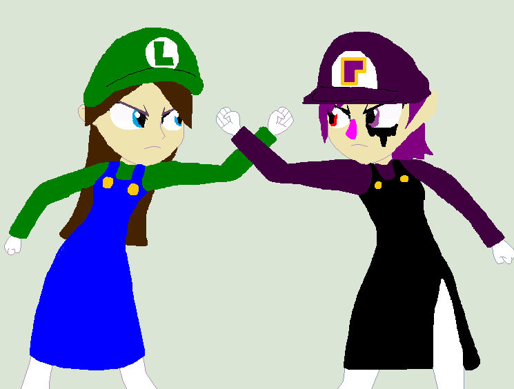 female rivalry by katiexwaluigi18 on DeviantArt