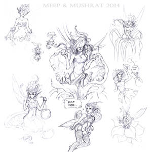 Sketch Dump .07 Fairies