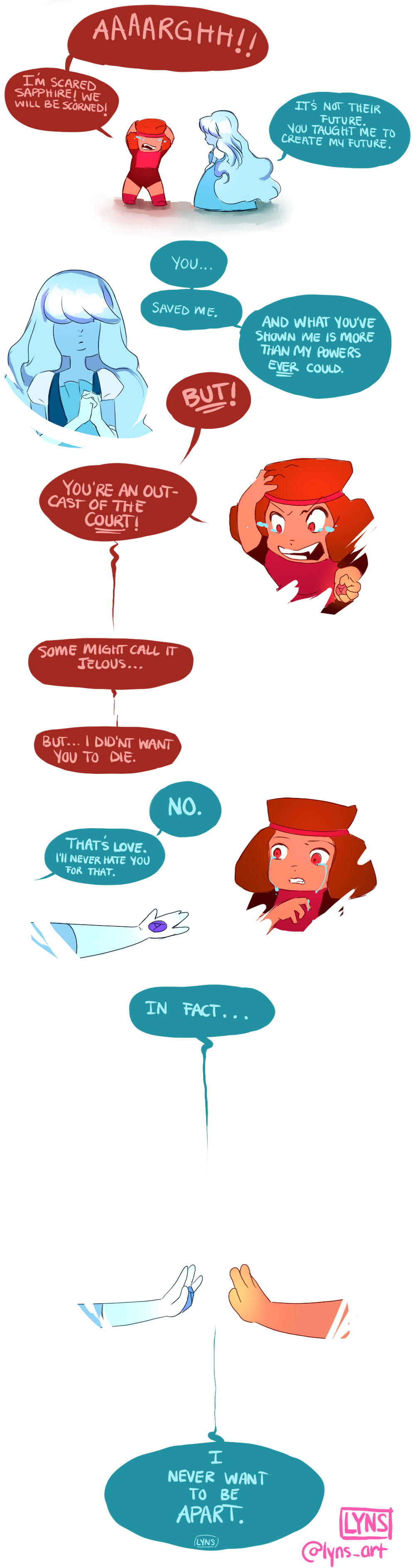 042216 Ruby and Sapphire