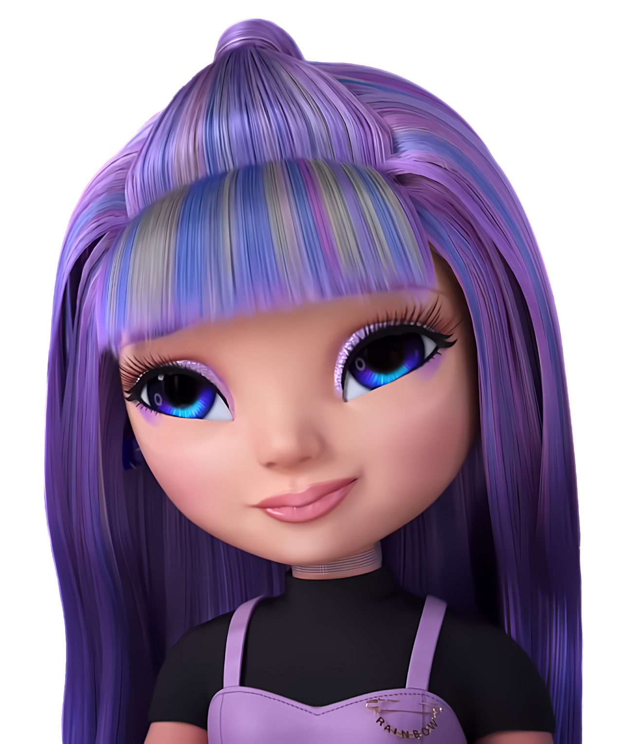 Pictures of animated Rainbow High Violet Willow