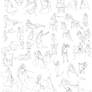 HiddenYume-stock Gesture Drawings