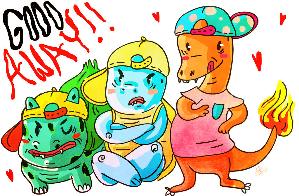 Pokemon Gang by LilLadle on DeviantArt