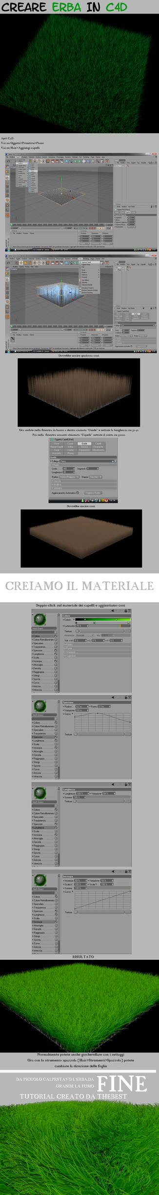 Creare erba in C4D