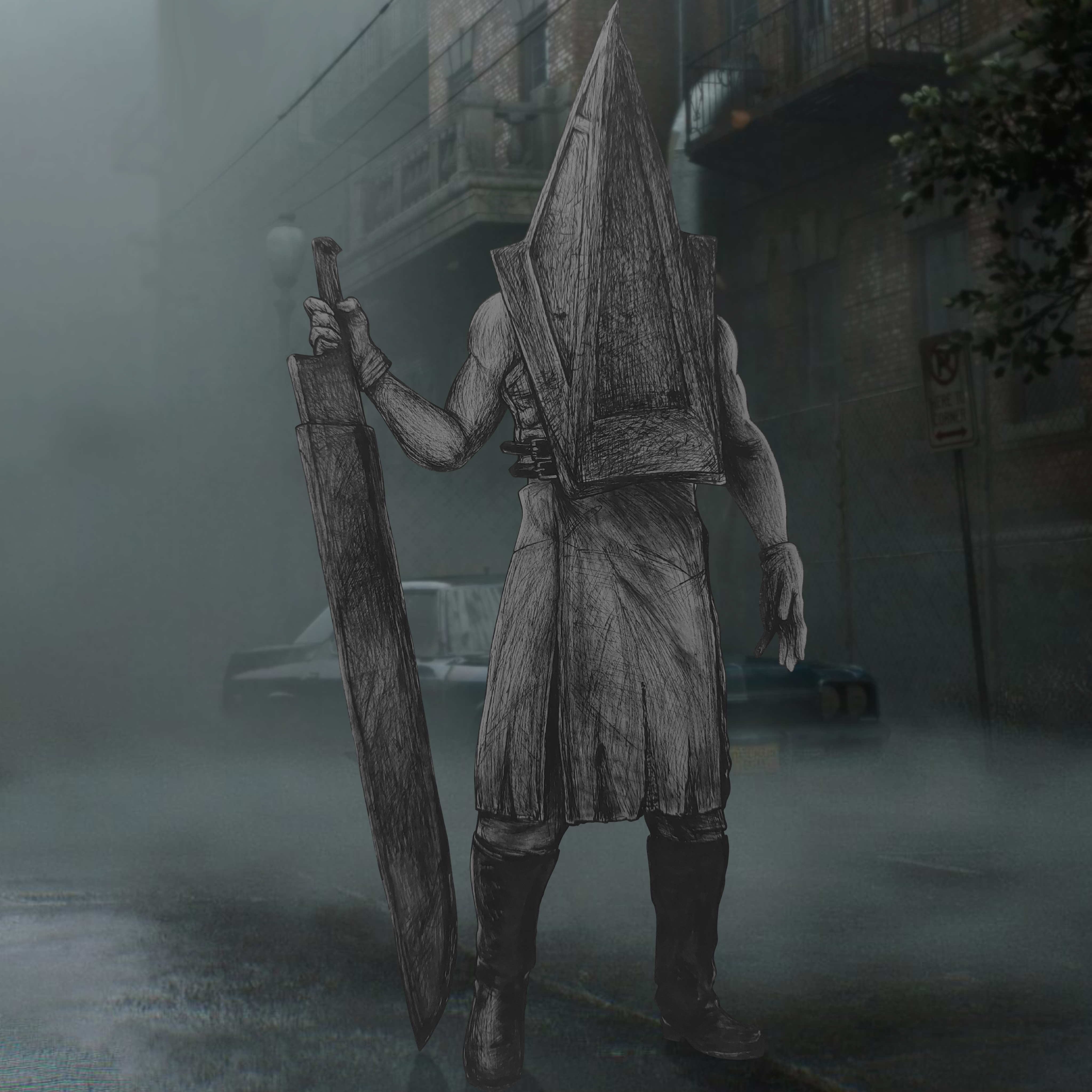 Pyramid Head Fanart by N3P3NTH1 on DeviantArt