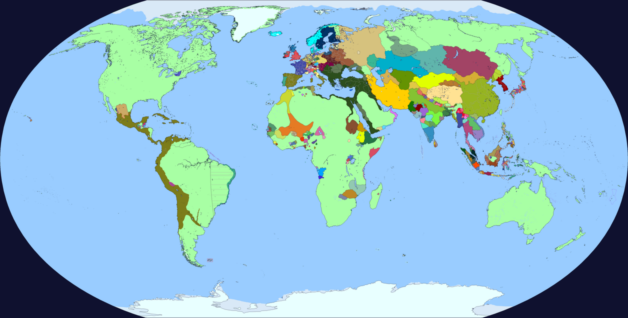 Map of the World in 1400 by RehnusPater on DeviantArt