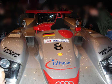 tom kristensen's le mans car