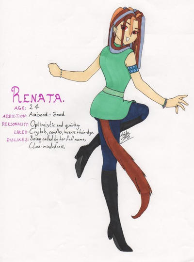 Character - Renata by PendeoClub on DeviantArt
