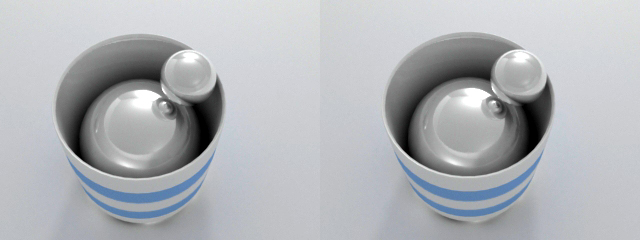 Cup+Steel Balls - Stereograph