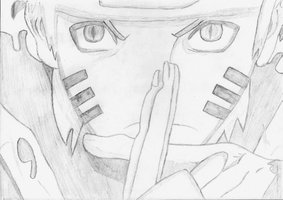 COMO DESENHAR O NARUTO MODO RIKUDOU SENNIN - PASSO A PASSO 