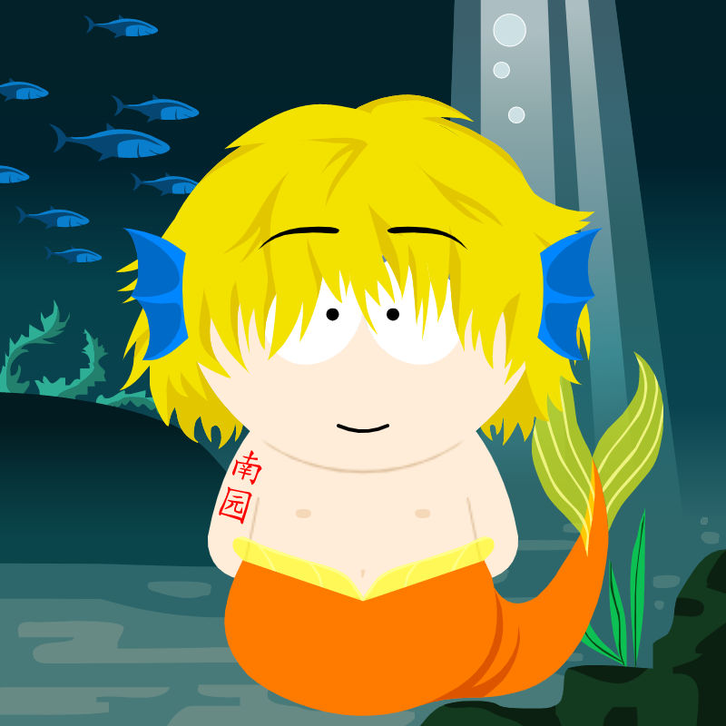 Kenny as a Merboy by WonderKatMEOWofRuby on DeviantArt