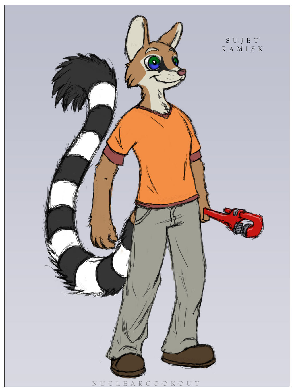 Deviantart Ringtail Ringtail Wrench by NuclearCookout on DeviantArt