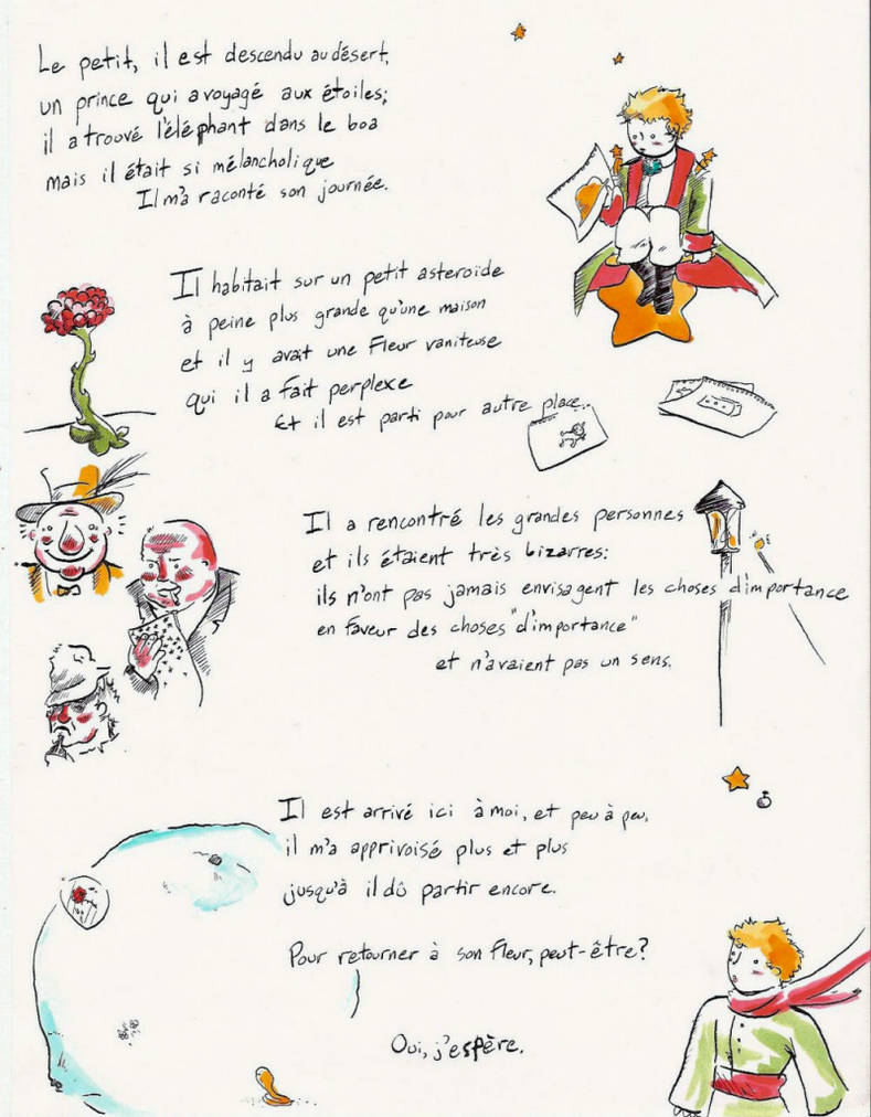 La Poeme Du Petit Prince by fuzzyrobot on DeviantArt