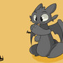 Animated Loop: Toothless