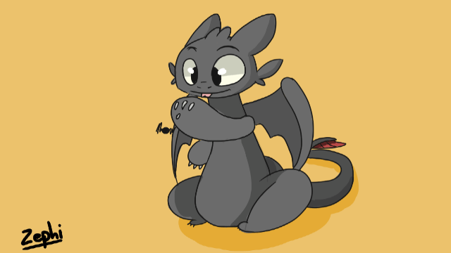 Animated Loop: Toothless by TsubukiSan on DeviantArt