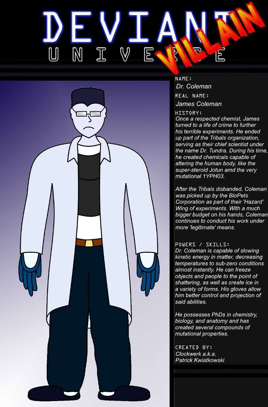 DU: Dr. Tundra, a.k.a. Dr. Coleman