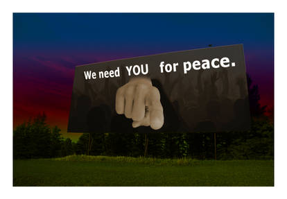 we need YOU for peace