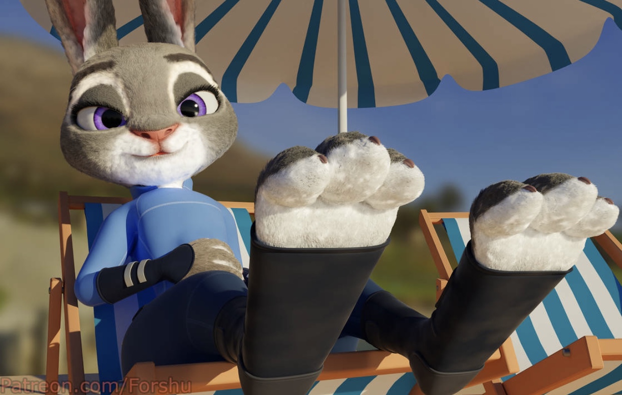 Judy Hopps paws by cartoonlewdz34 on DeviantArt