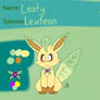 Leafy the leafeon ref