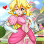 Princess Peach - Victory Pose SSB4