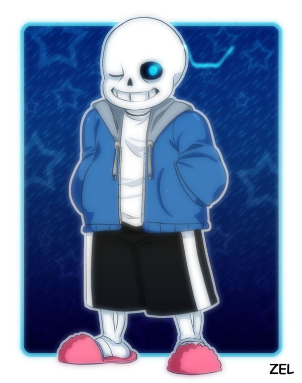 Undertale - Sans the skeleton by zeldaprincessgirl100 on DeviantArt