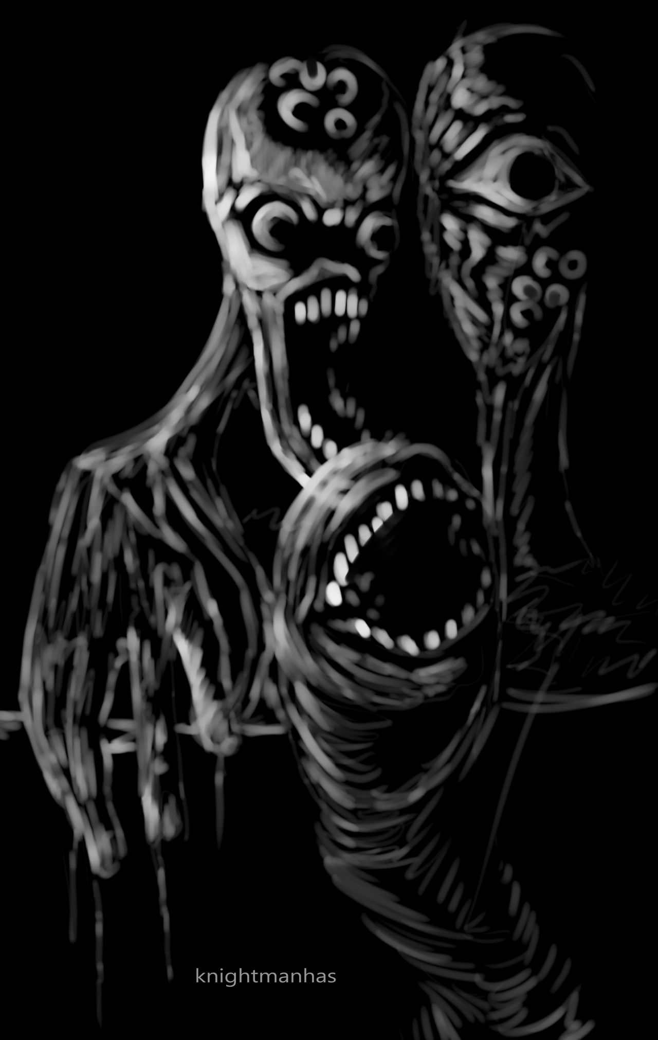 random monster by knightmanhas on DeviantArt