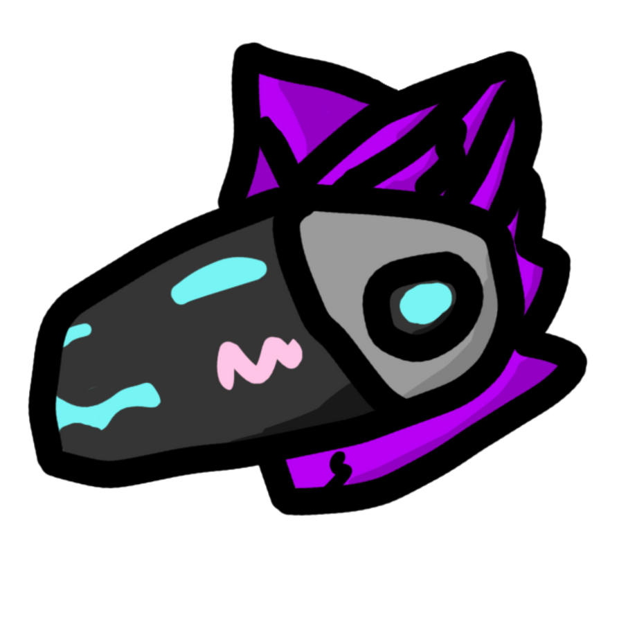 Generic Purple Protogen by MoonshineTheDragon on DeviantArt