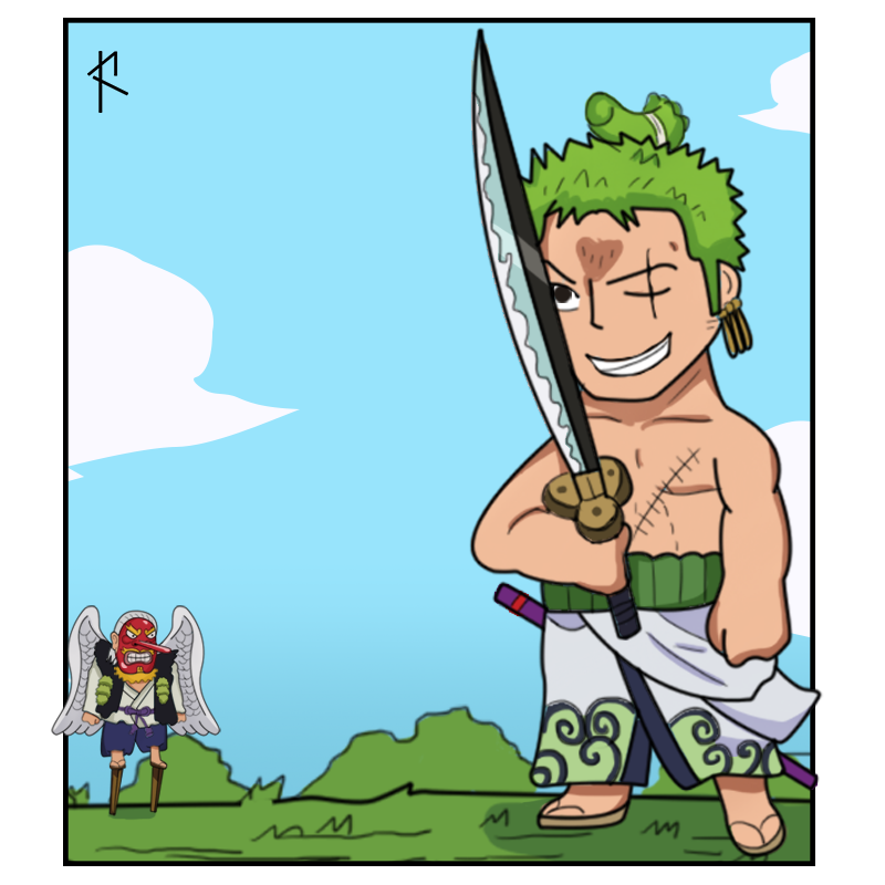 One Piece: Zoro and Enma [Fanart] by Inhus on DeviantArt