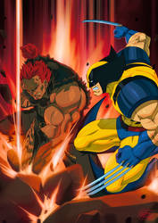 Akuma x Wolverine by toroyo911