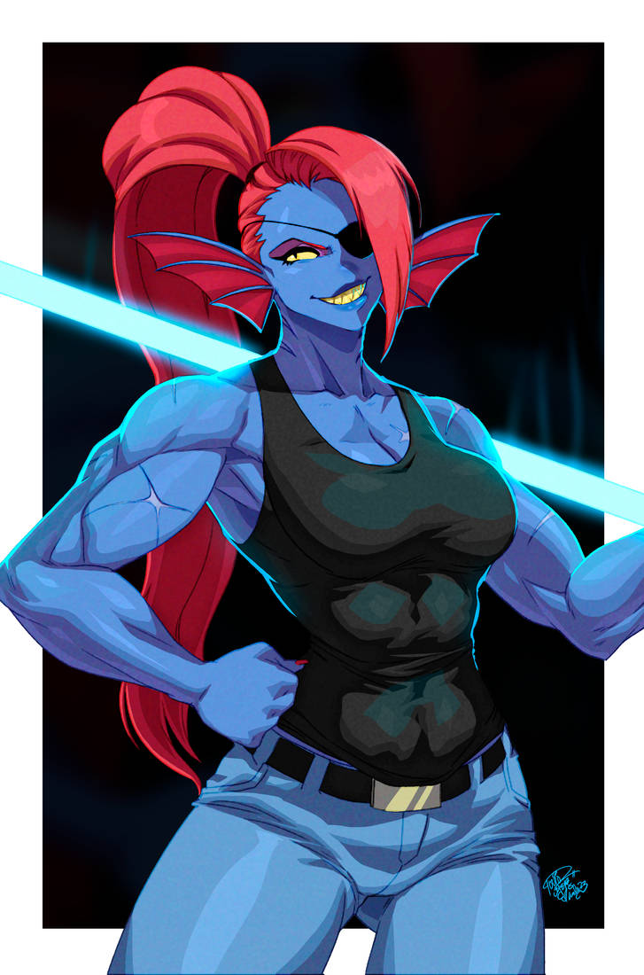 Undyne Bodybuilder Undyne by toroyo911 on DeviantArt