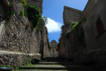 Street in Lipari island