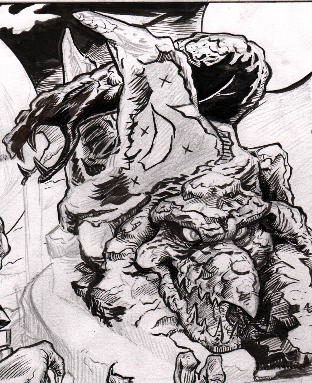 Snake Mountain partial inks