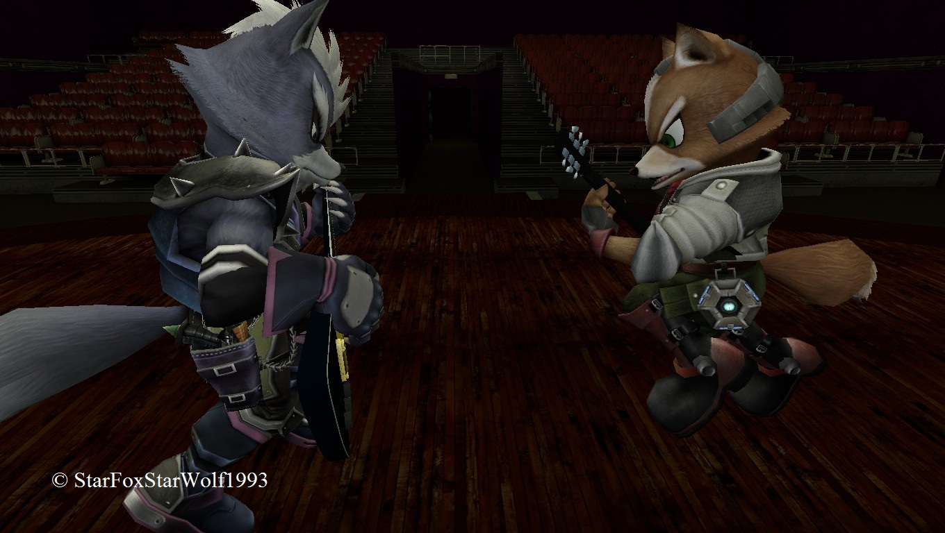 Fox and Wolf play the guitar (2)