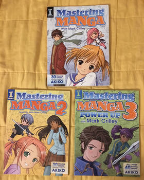 All 3 mastering manga books