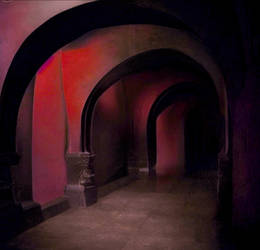 dark corridor starryai