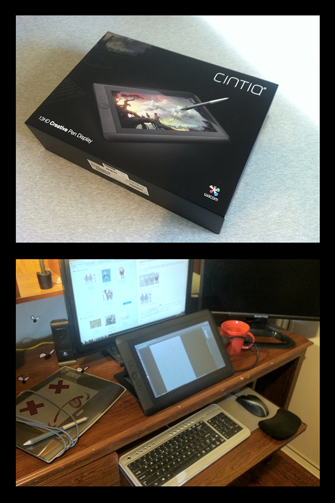 My New Cintiq 13HD