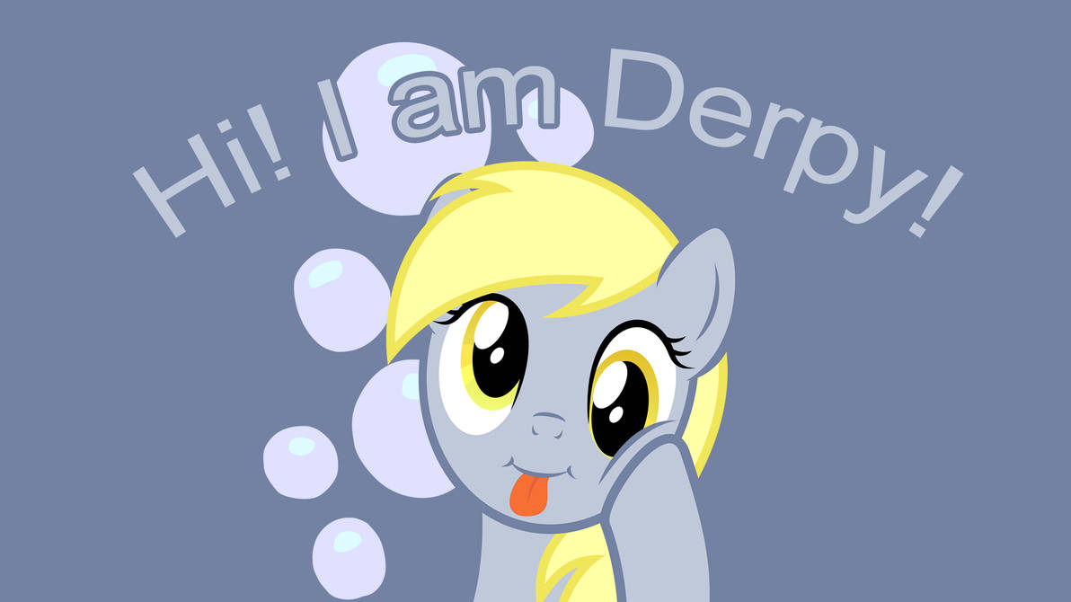 Hi! I am Derpy! - Wallpaper by P3r0 on DeviantArt